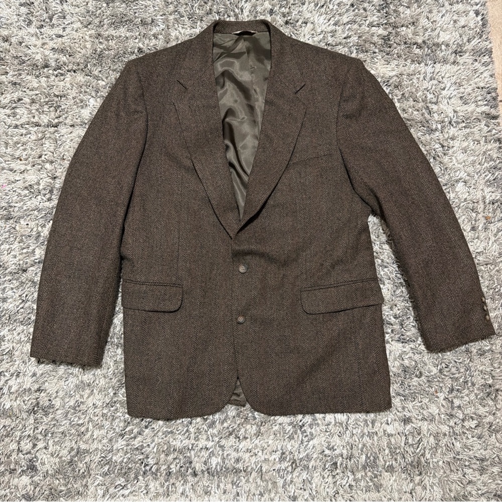 Elegant Brown Men's Blazer
